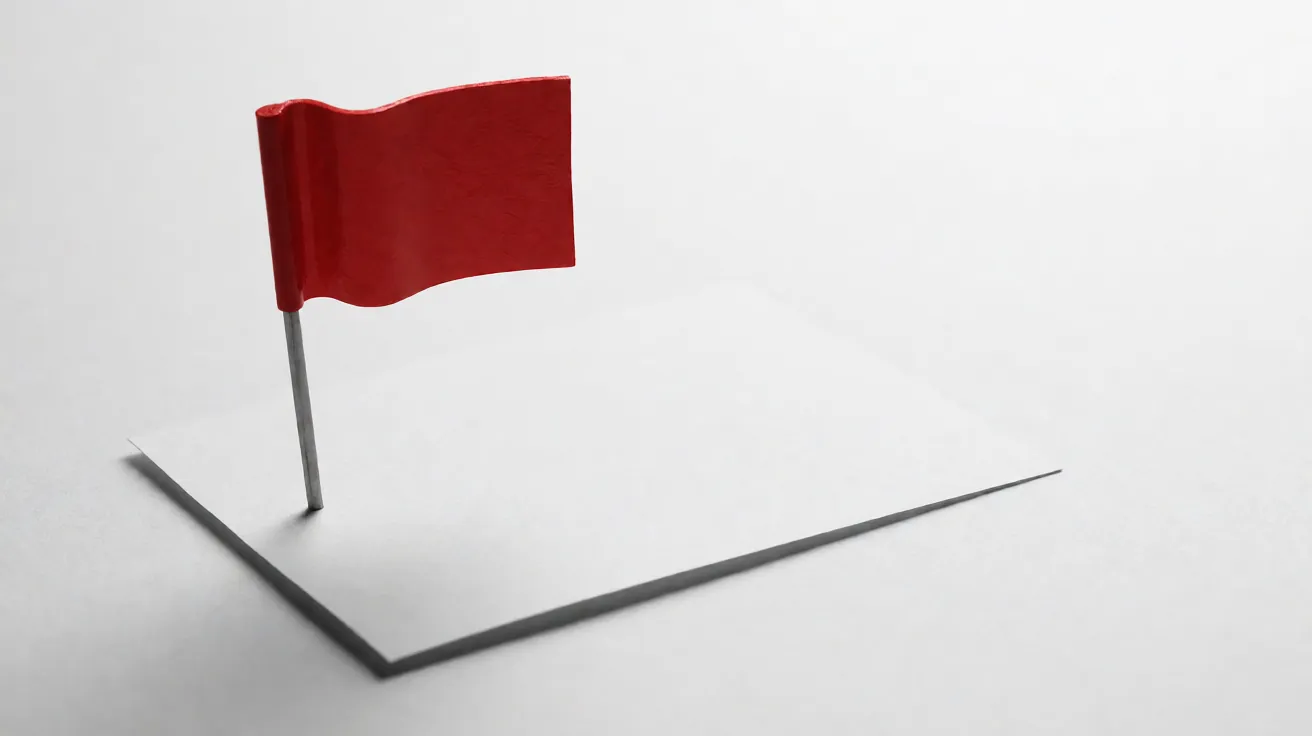 Red flag pin representing sportsbook bonus warning signs